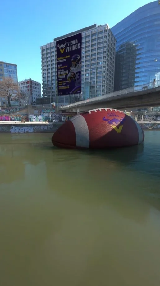 Vienna Vikings — mixed reality and DOOH project still